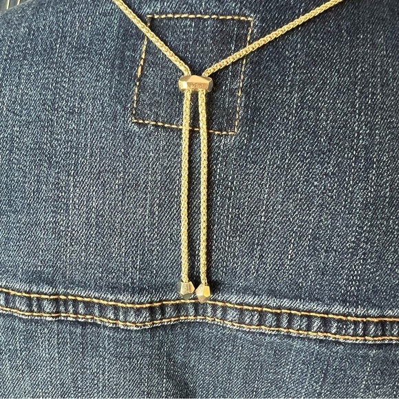 Kendra Scott Eva Necklace in Pink and Gold - Picture 6 of 6